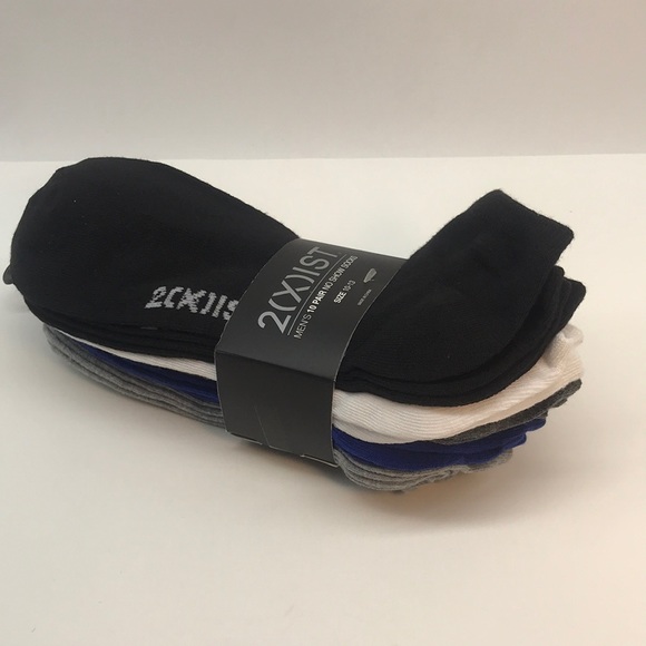 2(X)IST MENŚ 10 PAIR NO SHOW SOCKS SIZE 10-13 - Picture 1 of 6